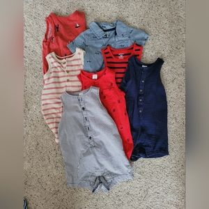 Carters 12 month romper bundle